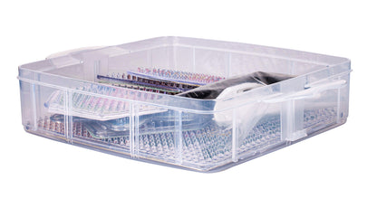 Set 6000 Margele de calcat Iron Beads idealSTORE, cu Sabloane, Pensete, Tampoane, Hartie de calcat, culoare Multicolor