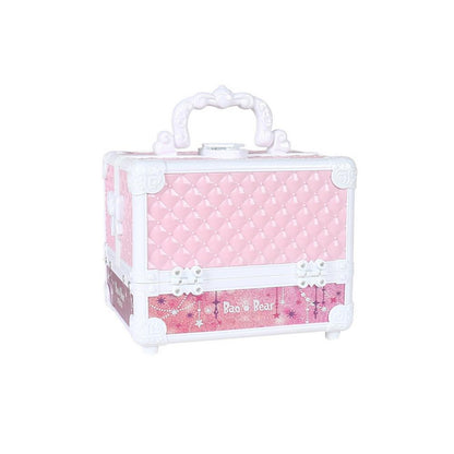 Set Make-Up & Nails LuxuryChic IdealStore, Organizata pe 3 niveluri Contine 28 de elemente de make-up, Rujuri, Farduri, Pensule, Pentru ingrijirea unghiilor Oja, Pila, Abtipilduri pentru unghii, Design inedit