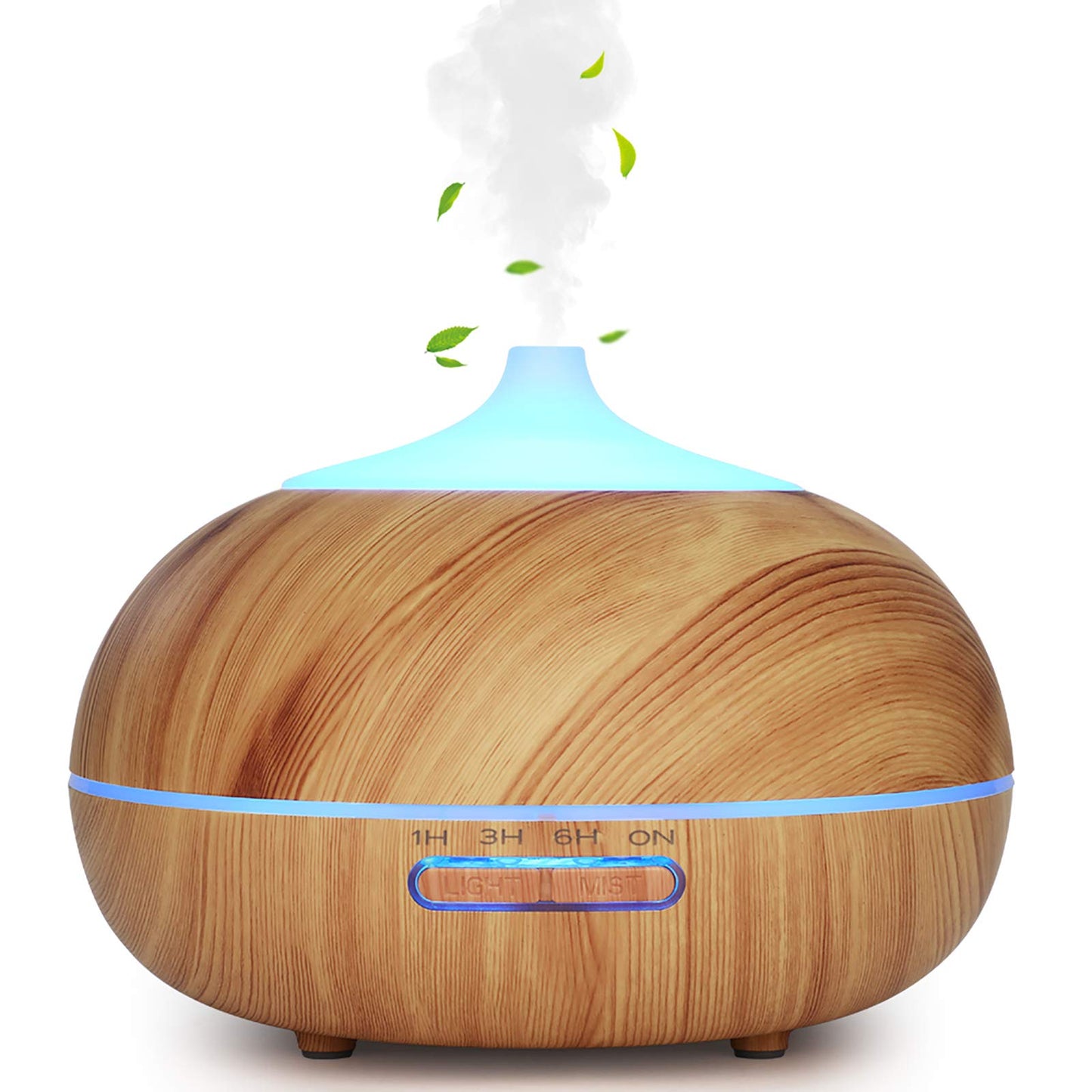 Difuzor Aromaterapia idealStore HousePerfume cu Umidificator, Functie de Ionizare incorporat, iluminare Led cu 6 culori diferite, Umidifica aerul la nivel Optim, Silentios, Functie de Aromaterapie, Telecomanda