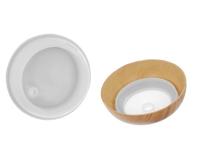 Difuzor Aromaterapia idealStore HousePerfume cu Umidificator, Functie de Ionizare incorporat, iluminare Led cu 6 culori diferite, Umidifica aerul la nivel Optim, Silentios, Functie de Aromaterapie, Telecomanda