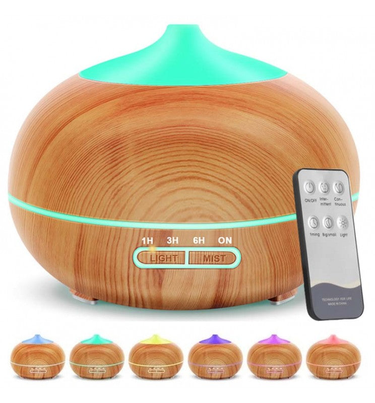 Difuzor de arome Ideal Store cu umidificator cu functie de ionizare incorporat