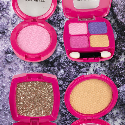 Trusa de Machiaj pentru Copii Joanne LEE idealSTORE, Include o Colectie interesant de produse cosmetice si manichiura, Depozitate intr-o Gentura cu maner si fermoar, Ajuta la Dezvoltarea Imaginatiei si Creativitatii