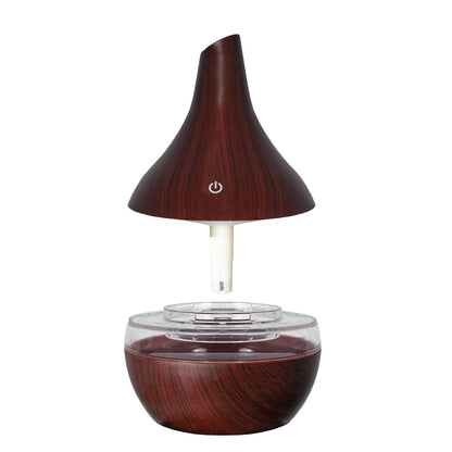 Difuzor de Parfum idealStore HousePerfume, include 3 uleiuri, Functie de Ionizare, iluminare Led, Umidifica aerul la nivel optim, Silentios, Functie de Aromaterapie, Incarcare la USB, culoare Maro