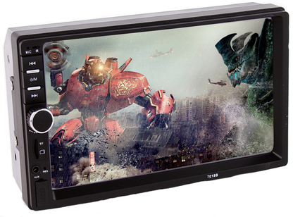 Player MP3 / MP5 Auto IdealSTORE cu mirrorlink, Suport mini SD si USB, Capsula Mosfet pentru amplificator, Frecventa 20Hz - 20KHz, Impedanta 4 - 8 Ohm, Intrare AUX, Iesire Subwoofer