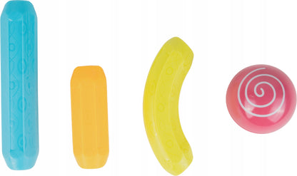 Blocuri de Constructie Magnetice idealStore All Puzzle, joc Educational, Dezvolta Creativitatea, Concentrarea, Rabdarea, constructii Tridimensionale, Conectare Magnetica, 46 de Elemente, Multicolor