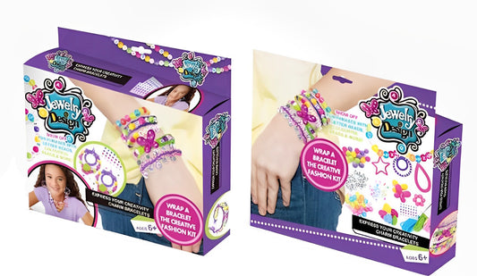 Set de Creatie idealStore JDesign, Bratari personalizate, Cercei, Bijuterii, 6 culori, Margele si Litere, Pandantive, Pietricele Sclipitoare, 12 Forme din plastic