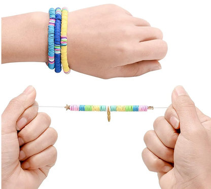 Set de Margele idealSTORE Jewelry Series, Include 4200 de Margele colorate in diferite forme si elemente auxiliare, Sfoara transparenta, Litere si elemente aurii, Carlige si Cleme, Cutie pentru depozitare, Stimuleaza Imaginatia Copilului