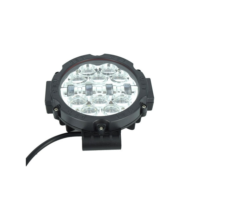 Proiector LED idealSTORE, Putere 50W, Dimensiune: 177 x 67 mm, Rezistenta la apa IP67, 12V-24V (9-36V), Unghi lumina: 30, Luminozitate 6200 lumeni