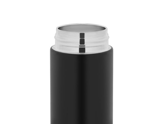 Cana Termica 500ml smart cu display LED, sita, infuzor si perete dublu Ideal Store, Negru mat