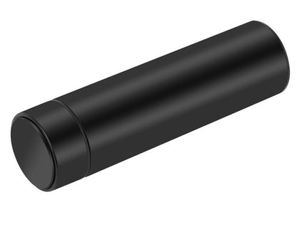 Cana Termica 500ml smart cu display LED, sita, infuzor si perete dublu Ideal Store, Negru mat