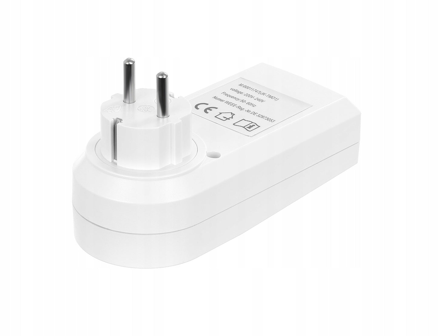 Priza programabila SmartPlug idealStore, cu Cronometru, Ceas, Timer, setari Random, ora de Iarna si Vara, Permite automatizare la diverse Ore, culoare Alb