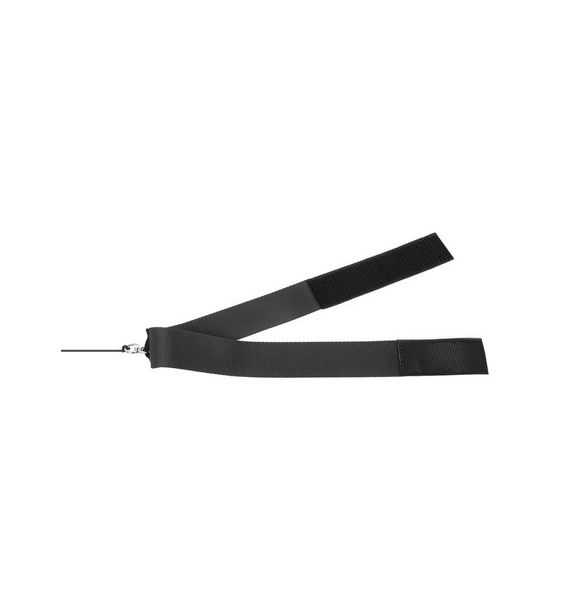 Banda reglabila fitness cu minge idealSTORE Dimensiuni 14-23 cm, Diametru bila 6 cm, realizata din spuma moale, Lungime elastica 90 cm