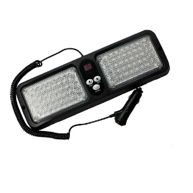 Lampa stroboscopica profesionala idealSTORE cu LED-URI, Dimensiuni 324 x 108 x 34 mm, Accesorizata cu 12 jocuri de lumini, Functioneaza la 12V