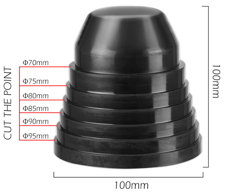 Capac Universal idealStore Far, Silicon, 25-108mm