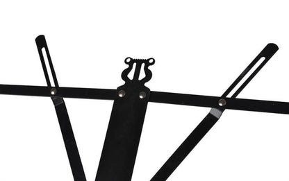 Stativ pentru Partituri ideal Store, Inaltime Reglabila 65cm-90cm-123cm, Unghi Reglabil, Stalp Telescopic, Baza cu Trei Picioare, Pliabil, contine Husa de Depozitare, culoare Negru