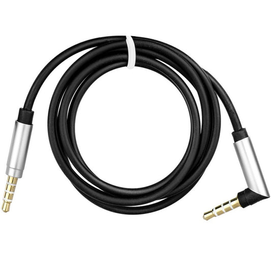 Cablu Audio AUXILIAR IdealSTORE jack-jack AUX55, Lungime 1 m, Culori Negru
