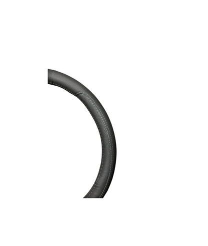 Husa de volan PREMIUM, Marimea M 37-38cm, Imitatie de piele pentru un aspect placut al masinii si un confort sporit, Reduce gradul de oboseala, permite manevrarea mult mai usoara a volanului si protejeaza impotriva degradarii, GRI