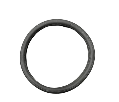 Husa de volan PREMIUM, Marimea M 37-38cm, Imitatie de piele pentru un aspect placut al masinii si un confort sporit, Reduce gradul de oboseala, permite manevrarea mult mai usoara a volanului si protejeaza impotriva degradarii, GRI