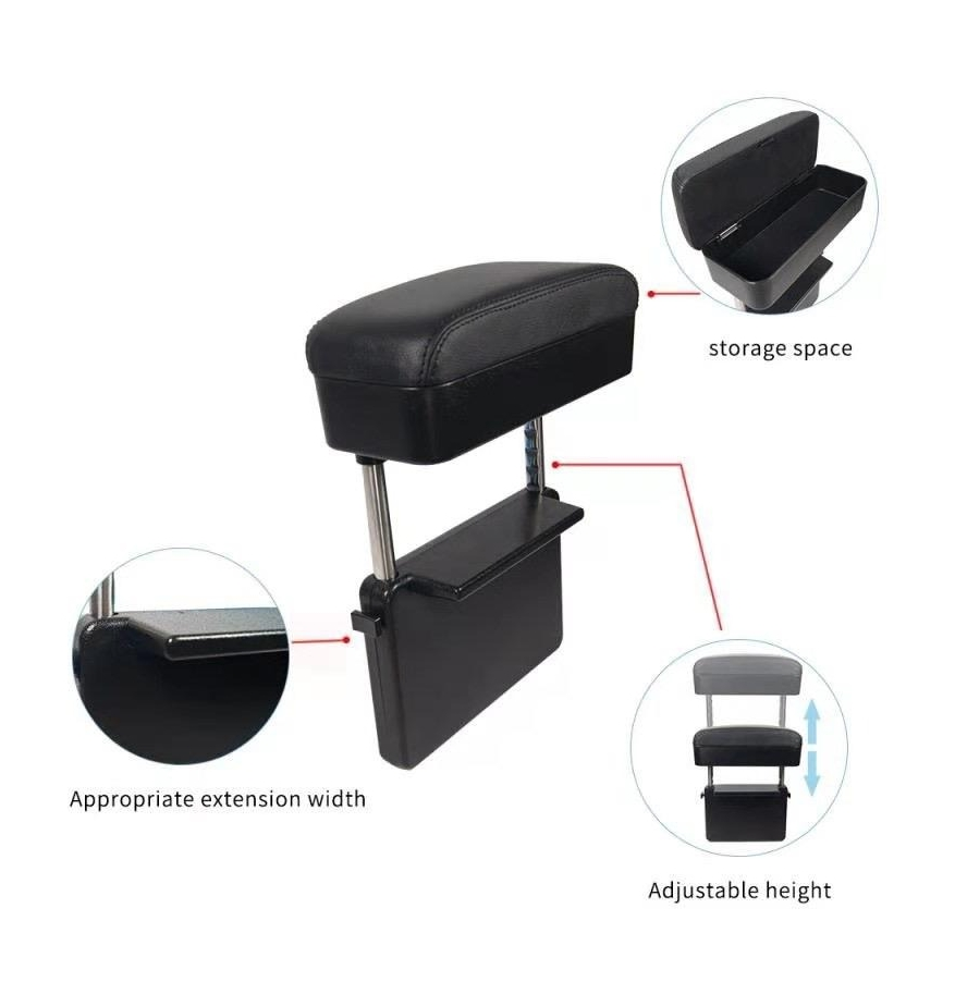 Cotiera Universala Neagra idealSTORE, Material Premium, Calitate Superioara, Rezistenta la Socuri, Model Elegant, Piele Ecologica