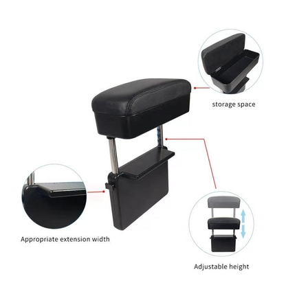 Cotiera Universala Neagra idealSTORE, Material Premium, Calitate Superioara, Rezistenta la Socuri, Model Elegant, Piele Ecologica