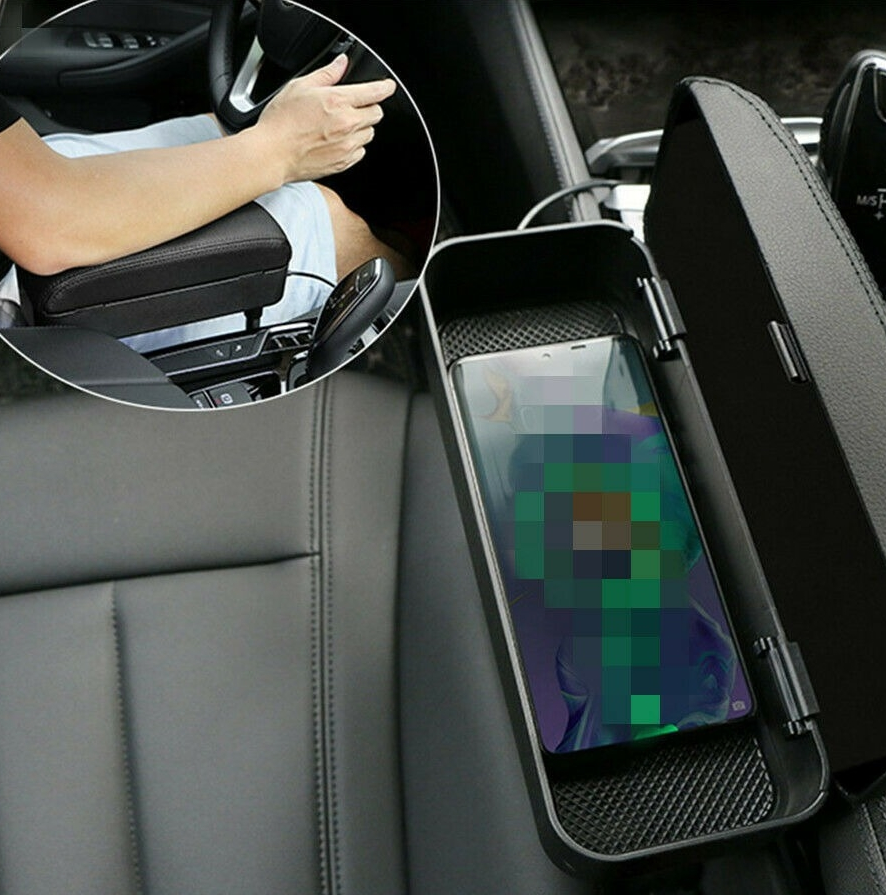 Cotiera Universala Neagra idealSTORE, Material Premium, Calitate Superioara, Rezistenta la Socuri, Model Elegant, Piele Ecologica