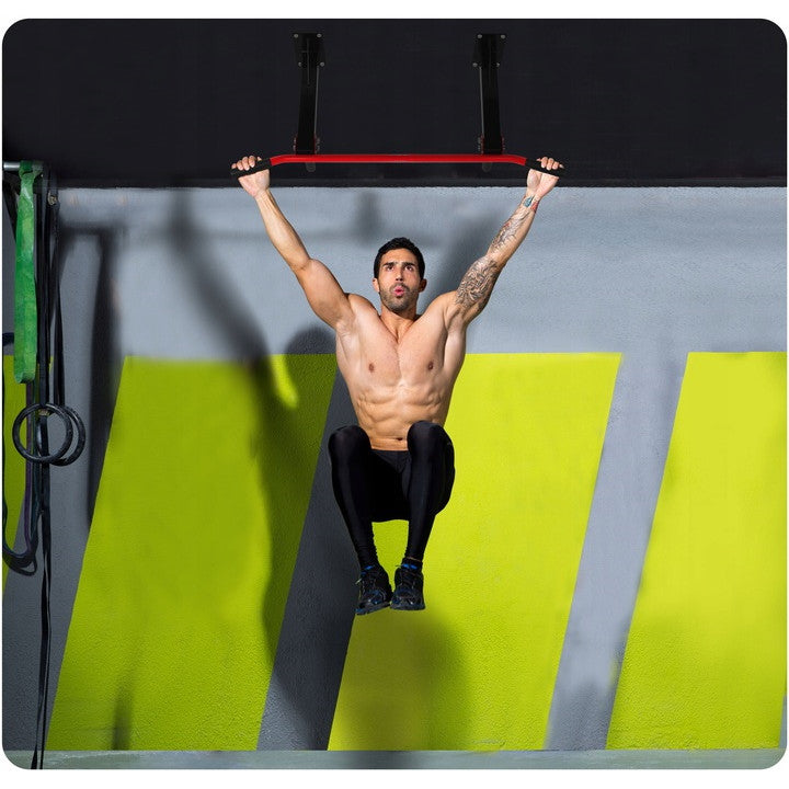 Bara de Tractiuni idealSTORE Sport Collection Dimensiuni 100 x 43 x 31 cm Structura din otel armat, 4 manere antiderapante, Montaj pe Tavan/Perete, Sarcina 150 kg