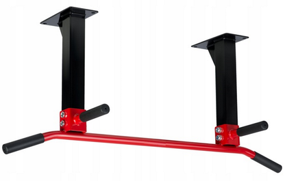 Bara de Tractiuni idealSTORE Sport Collection Dimensiuni 100 x 43 x 31 cm Structura din otel armat, 4 manere antiderapante, Montaj pe Tavan/Perete, Sarcina 150 kg