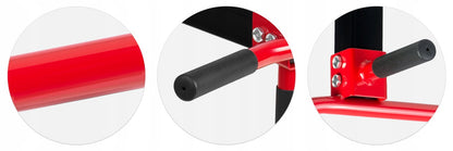 Bara de Tractiuni idealSTORE Sport Collection Dimensiuni 100 x 43 x 31 cm Structura din otel armat, 4 manere antiderapante, Montaj pe Tavan/Perete, Sarcina 150 kg