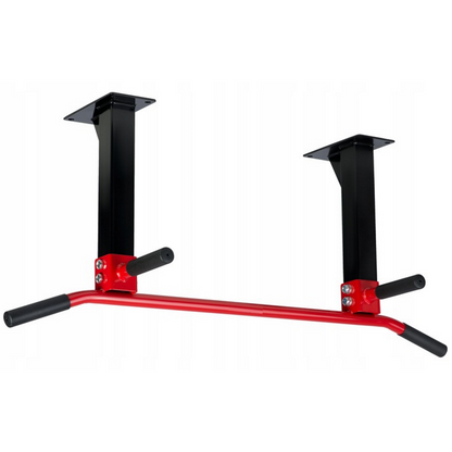 Bara de Tractiuni idealSTORE Sport Collection Dimensiuni 100 x 43 x 31 cm Structura din otel armat, 4 manere antiderapante, Montaj pe Tavan/Perete, Sarcina 150 kg