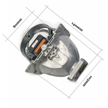 Lupe far idealSTORE bi-xenon 3' inch cu D2S Dimensiune 3 inch, Lungime 14 cm