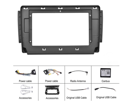 Rama Navigatie 10 idealSTORE, Cablaj si Modul Canbus inclus, compatibila Peugeot 2008 I 2013-2019, pentru Radio MP3, MP5 Player 2DIN ANDROID Ecran 10 si 9.7