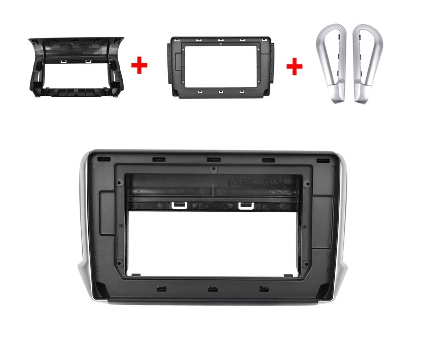 Rama Navigatie 10 idealSTORE, Cablaj si Modul Canbus inclus, compatibila Peugeot 2008 I 2013-2019, pentru Radio MP3, MP5 Player 2DIN ANDROID Ecran 10 si 9.7