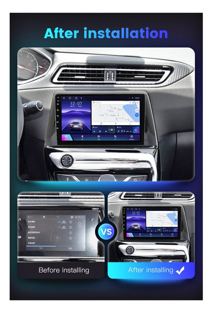 Rama Navigatie 9 idealSTORE, Cablaj si Modul Canbus Inclus, compatibila Peugeot 308 II 2013-2021, pentru Radio MP3, MP5 Player 2DIN ANDROID Ecran 9 si 9.7