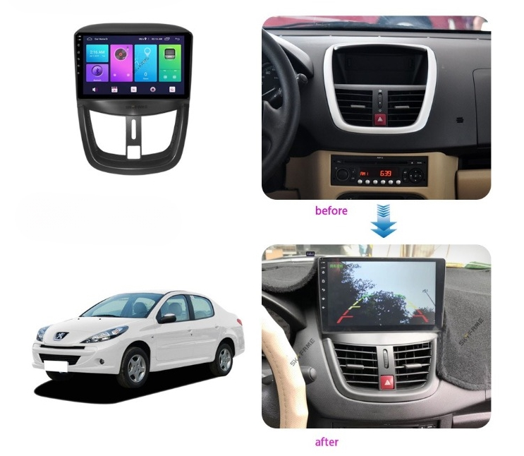 Rama Navigatie 9 idealSTORE, Cablaj si Modul Canbus Inclus, compatibila Peugeot 508 I 2010-2018, Radio MP3, MP5 Player 2DIN ANDROID Ecran 9 si 9.7'