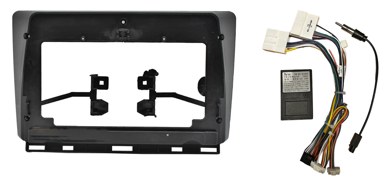 Rama Navigatie 9 idealSTORE, Cablaj si Modul Canbus Inclus, compatibila Renault Clio V 2019->, Compatibila cu Navigatii de 9'