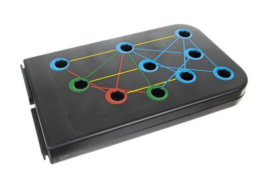 Placa de Exercitii idealStore XFunctions 16in1, cu Manere push-up, Multifunctionala, Pliabila, Stabil, Recomandat pentru incepatori si avansati, Multicolor