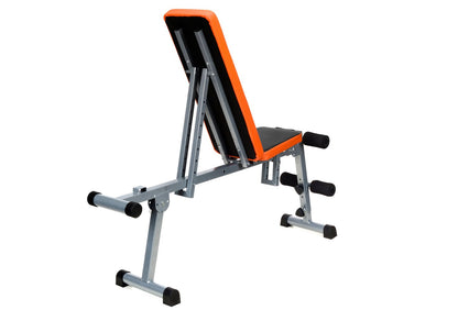 Aparat multifunctional fitness Classic Edition idealSTORE, Reglarea unghiului spatarului in 9 trepte, Constructie din otel stabila, Tapiterie moale, Greutate maxima 110 kg