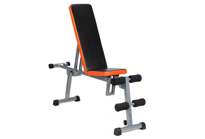 Aparat multifunctional fitness Classic Edition idealSTORE, Reglarea unghiului spatarului in 9 trepte, Constructie din otel stabila, Tapiterie moale, Greutate maxima 110 kg