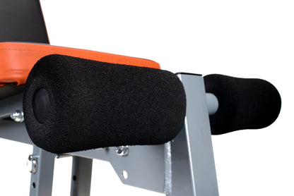 Aparat multifunctional fitness Classic Edition idealSTORE, Reglarea unghiului spatarului in 9 trepte, Constructie din otel stabila, Tapiterie moale, Greutate maxima 110 kg