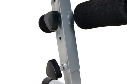 Aparat multifunctional fitness Classic Edition idealSTORE, Reglarea unghiului spatarului in 9 trepte, Constructie din otel stabila, Tapiterie moale, Greutate maxima 110 kg