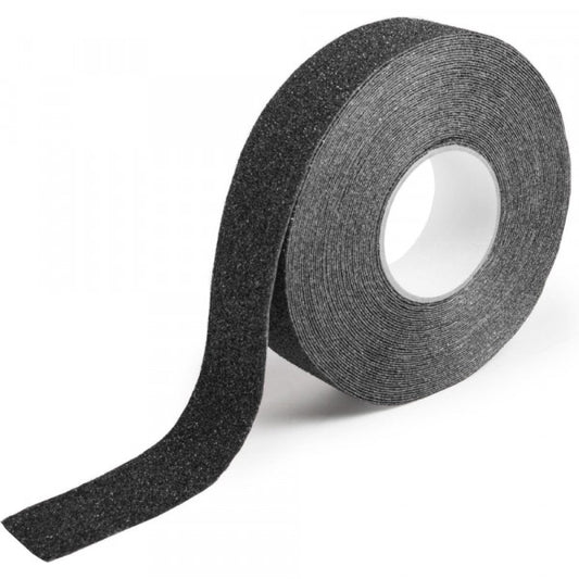 Banda adeziva antialunecare IdealStore, neagra, 5cm X 5m