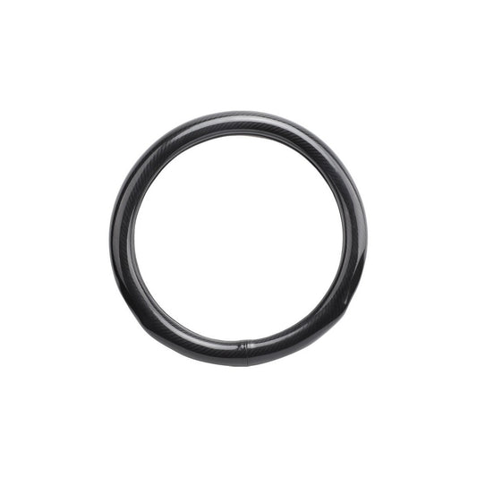 Husa de volan PREMIUM, Marimea M 37-39cm, Imitatie de piele pentru un aspect placut al masinii si un confort sporit, Reduce gradul de oboseala, permite manevrarea mult mai usoara a volanului si protejeaza impotriva degradarii, Carbon