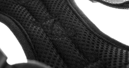 Ham pentru Caini idealSTORE, Fara Presiune, Usor de Reglat, Elemente Reflectorizante, Semicerc metalic pentru Lesa, Maner Suplimentar, Greutate Maxima Caine 30 Kg