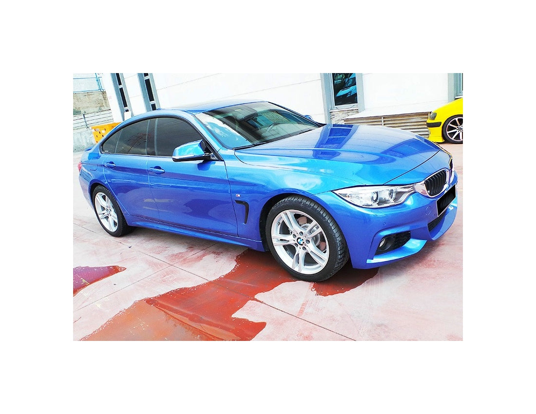 Set 2 Capace Oglinzi tip BATMAN idealSTORE pentru BMW Seria 4 F33/34 M4, Seria 3 F30 M3, Seria 2, culoare Piano Black - Negru Lucios, Montaj Usor, Rezistent UV, Material Premium