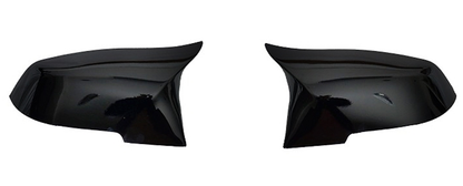 Set 2 Capace Oglinzi tip BATMAN idealSTORE pentru BMW Seria 4 F33/34 M4, Seria 3 F30 M3, Seria 2, culoare Piano Black - Negru Lucios, Montaj Usor, Rezistent UV, Material Premium