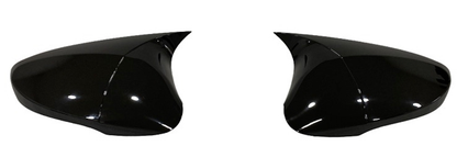 Set 2 Capace Oglinzi tip BATMAN idealSTORE pentru Hyundai i30 2012, Elantra 2011, Accent Blue 2011, culoare Piano Black - Negru Lucios, Montaj Usor, Rezistent UV, Material Premium