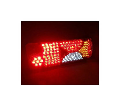 Set 2 Lampi Spate idealSTORE, dimensiuni 400150, LED, 5 Functii, 12V, pentru Remorci si Camioana, cu Semnalizare, 120 Diode