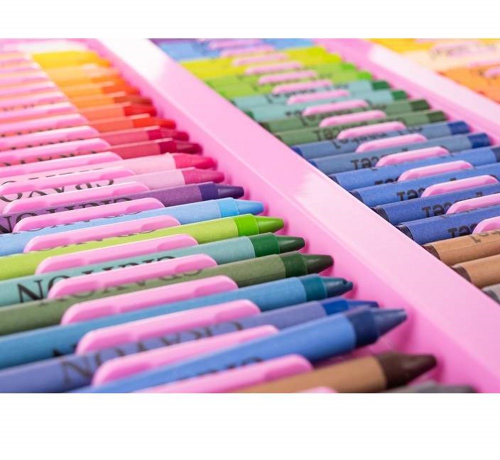 Set XXL de desen si pictura pentru copii SUPER ART IdealStore, cu valiza organizatoare, roz contine 208 piese, Dimensiune- 31 x 41 x 5 cm, pentru a incepe o aventura artistica