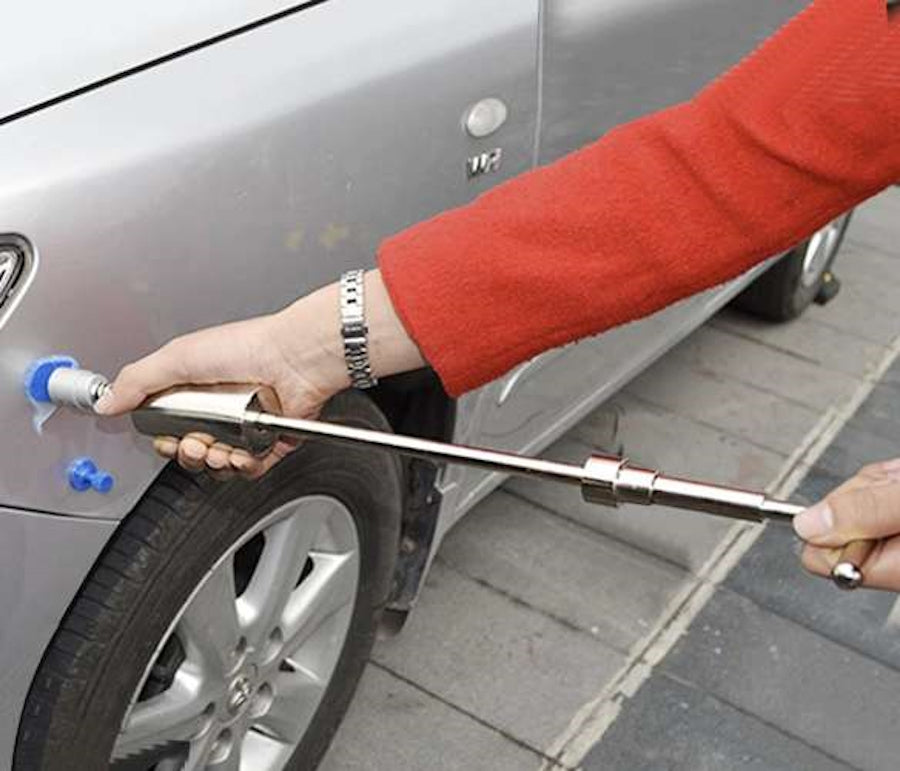 Set idealSTORE Indreptare Tabla, Infundaturi, Lovituri, Deformari cauzate de Grindina, Vandalism, Fara a Deteriora Vopseaua, 18 Ventuze, Efect Imediat