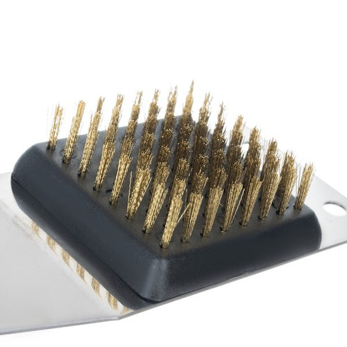 Set Ustensile si Accesorii pentru Gratar idealStore LuxKam, set de 5 accesorii Universale, calitate Premium, Fabricate din Otel Inoxidabil, Rezistenta la Temperaturi Ridicate, Carcasa din Aluminiu